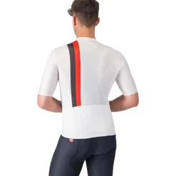 Castelli AC Milan Competizione 3 Fietsshirt met Korte Mouwen Heren - away white 002