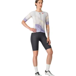Castelli Aero Pro 8S Fietsshirt met Korte Mouwen Dames - multicolor purple 990