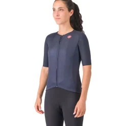 Castelli Aero Pro 8S Fietsshirt met Korte Mouwen Dames - belgian blue 424