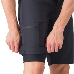 Castelli Unlimited Adventure Baggy Fietsshort Heren - zwart 010