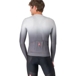 Castelli UPF Fietsshirt met Lange Mouwen Heren - silver grey 870