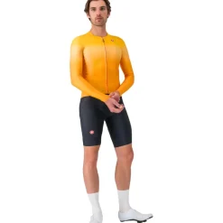 Castelli UPF Fietsshirt met Lange Mouwen Heren - vivid orange 863