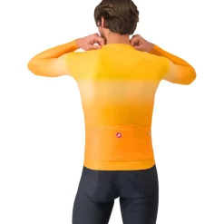 Castelli UPF Fietsshirt met Lange Mouwen Heren - vivid orange 863
