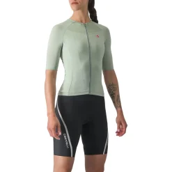 Castelli Velocissima 2 Fietsshirt met Korte Mouwen Dames - defender green/twilight blue 346