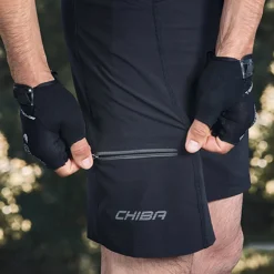 Chiba Baggy Light Fietsshort Heren - zwart