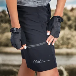 Chiba Baggy Light Fietsshort Dames - zwart