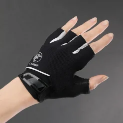 Chiba BioXCell Handschoenen met Korte Vingers Dames - petrol
