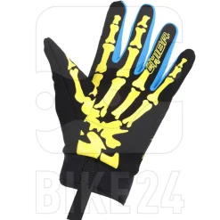 Chiba Bones Fietshandschoenen Kinderen - schwarz/oceano