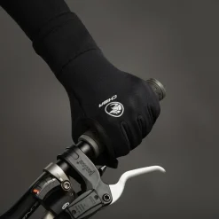 Chiba Polarfleece Fietshandschoenen - zwart