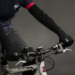 Chiba Polarfleece Fietshandschoenen - zwart