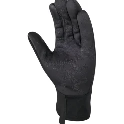 Chiba Polarfleece Fietshandschoenen Kinderen - zwart