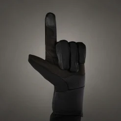 Chiba Polarfleece Titan Fietshandschoenen met Beschermhoes - zwart