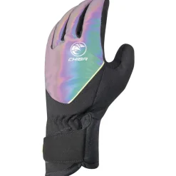 Chiba Roadmaster Reflex Warm Fietshandschoenen - rainbow reflective/black