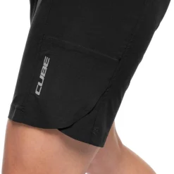 CUBE CMPT Trail Short Dames - black