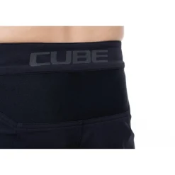 CUBE VERTEX  X Actionteam Baggy Short Heren - zwart