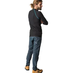 Dirtlej Trailscout Long Flex MTB-Broek Heren - Black Label - steel blue/grijs