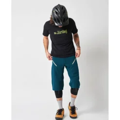 Dirtlej Trailscout MTB Short Heren - Black Label - sapphire/grijs