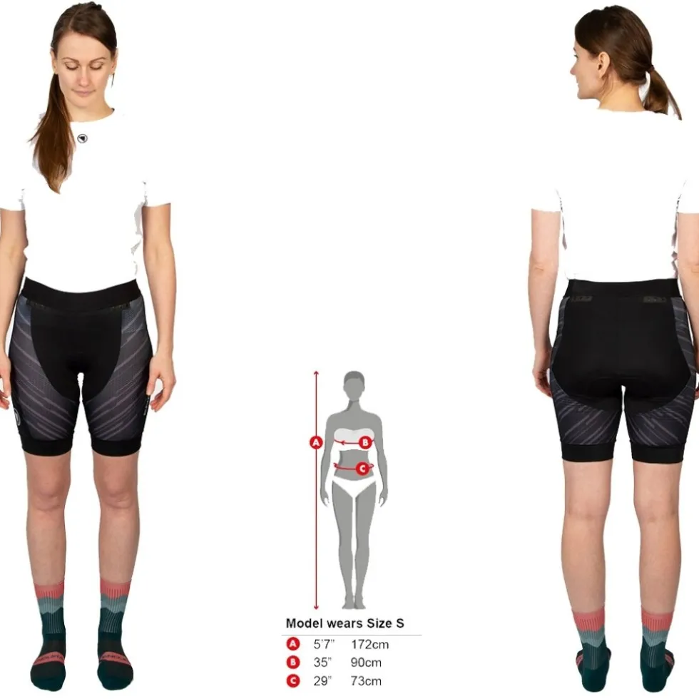 Endura SingleTrack Fiets-Binnenshort Dames - zwart