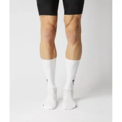 FINGERSCROSSED Aero Iconic Fietssokken - No Pressure Club - Wit