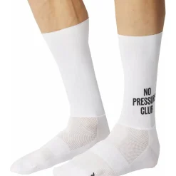 FINGERSCROSSED Aero Iconic Fietssokken - No Pressure Club - Wit