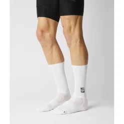 FINGERSCROSSED Aero Iconic Fietssokken - Hell Yeah - Wit