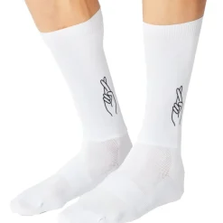 FINGERSCROSSED Aero Logo Fietssokken - Wit