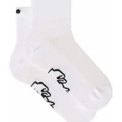 FINGERSCROSSED Classic Mid High Fietssokken - Wit #002