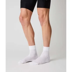 FINGERSCROSSED Classic Mid High Fietssokken - Wit #002