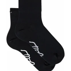 FINGERSCROSSED Classic Mid High Fietssokken - Zwart #001