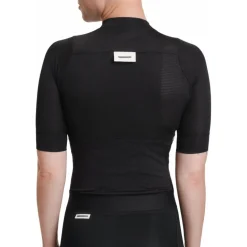 FINGERSCROSSED Road Super Light Fietsshirt met Korte Mouwen Dames - Zwart