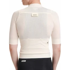 FINGERSCROSSED Road Super Light Fietsshirt met Korte Mouwen Dames - Antique Cream