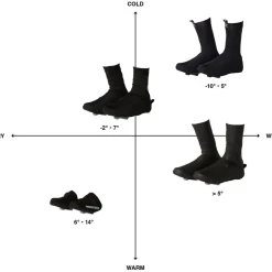 FINGERSCROSSED Winter Overschoenen - Zwart