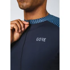GOREWEAR C5 Shirt met Korte Mouwen Heren - utility green/white BH01