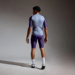 GOREWEAR Distance 2.0 Jersey Heren - amethyst grey / purple indigo DFDE