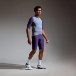 GOREWEAR Distance 2.0 Jersey Heren - amethyst grey / purple indigo DFDE