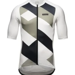 GOREWEAR Spirit Signal Fietsshirt met Korte Mouwen Heren - white/lab gray 01BF
