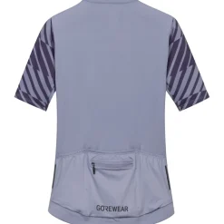 GOREWEAR Swiftride Optical Damesfietsshirt met korte mouwen - amethyst grey / purple indigo DFDE