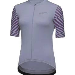 GOREWEAR Swiftride Optical Damesfietsshirt met korte mouwen - amethyst grey / purple indigo DFDE