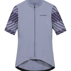 GOREWEAR Swiftride Optical Damesfietsshirt met korte mouwen - amethyst grey / purple indigo DFDE