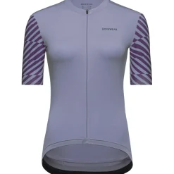 GOREWEAR Swiftride Optical Damesfietsshirt met korte mouwen - amethyst grey / purple indigo DFDE