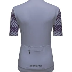 GOREWEAR Swiftride Optical Damesfietsshirt met korte mouwen - amethyst grey / purple indigo DFDE