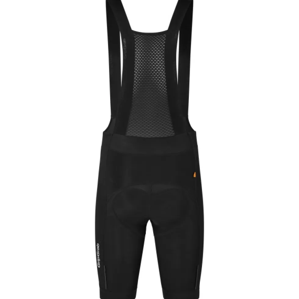 GripGrab AquaRepel Waterafstotende Fietsshort met Bretels Heren - Zwart