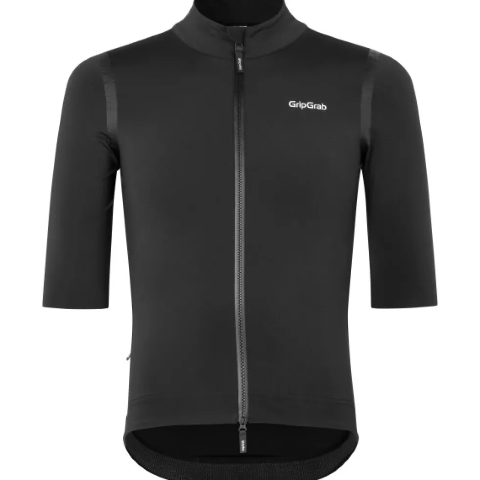 GripGrab AquaRepel Waterbestendige Shirt met Korte Mouwen Heren - Zwart