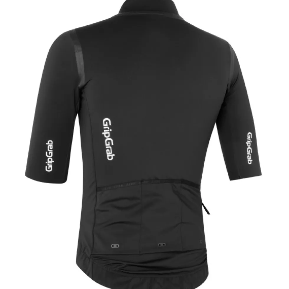 GripGrab AquaRepel Waterbestendige Shirt met Korte Mouwen Heren - Zwart