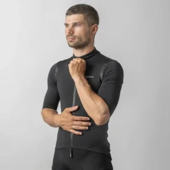 GripGrab AquaRepel Waterbestendige Shirt met Korte Mouwen Heren - Zwart