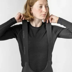 GripGrab AquaRepel Waterbestendige Short met Bretels Dames - Zwart