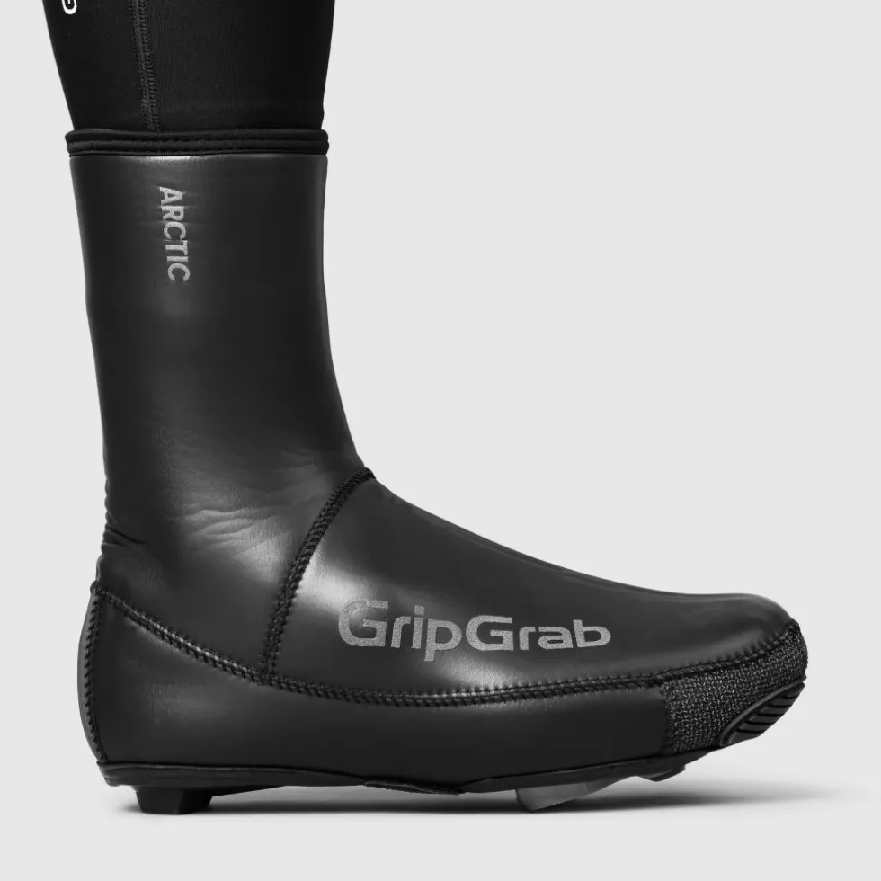 GripGrab Arctic II Deep Winter Waterdicht Racefiets-Overschoenen - Zwart