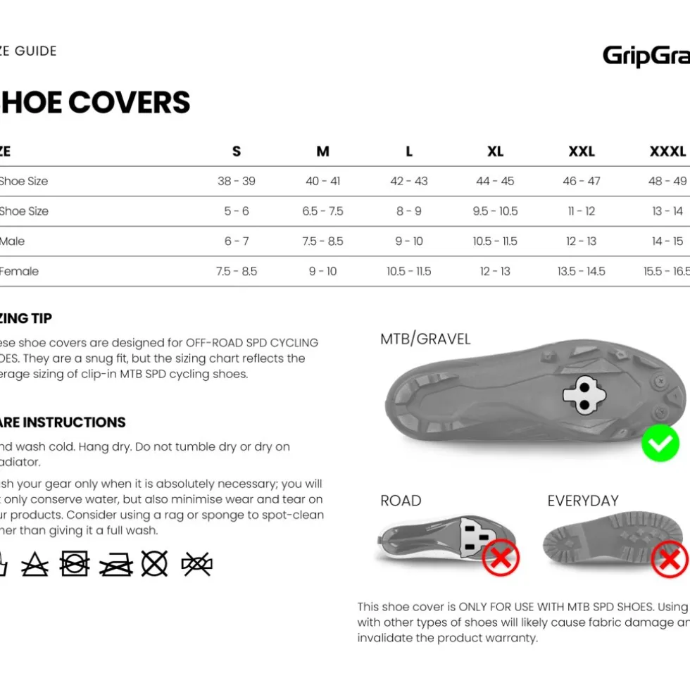 GripGrab Arctic II Deep Winter Waterdichte Gravel Overschoenen - Zwart