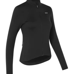 GripGrab EXPLR Merinotech Thermo Fietsshirt met Lange Mouwen Dames - Zwart