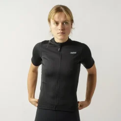 GripGrab EXPLR Merinotech Fietsshirt Korte Mouwen Dames - Zwart